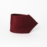 MAROON WIDE STRIPED TIE SET